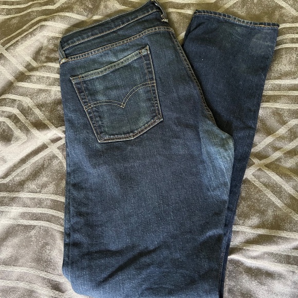 Levi's Men's 510 Blue Jeans Size 34W L34 - Picture 2 of 3